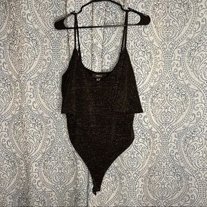 ⚫️Black Shimmer bodysuit -NEW⚫️